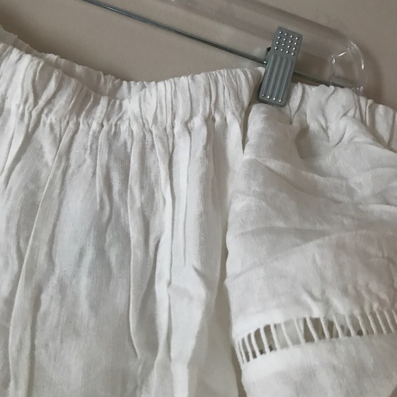 Off the Shoulder Lace White Dress - Picture 5 of 5